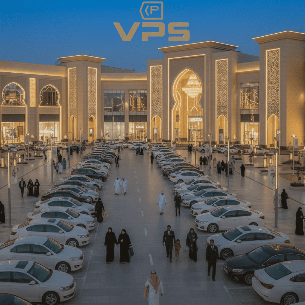 خدمة صف السيارات الرياض للمولات.