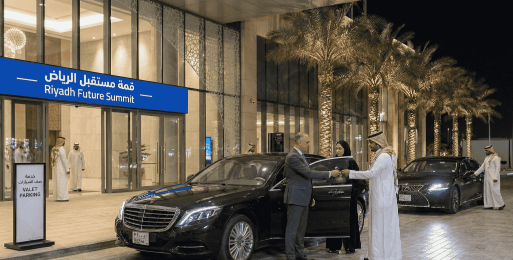 خدمة صف السيارات للمعارض والمناسبات