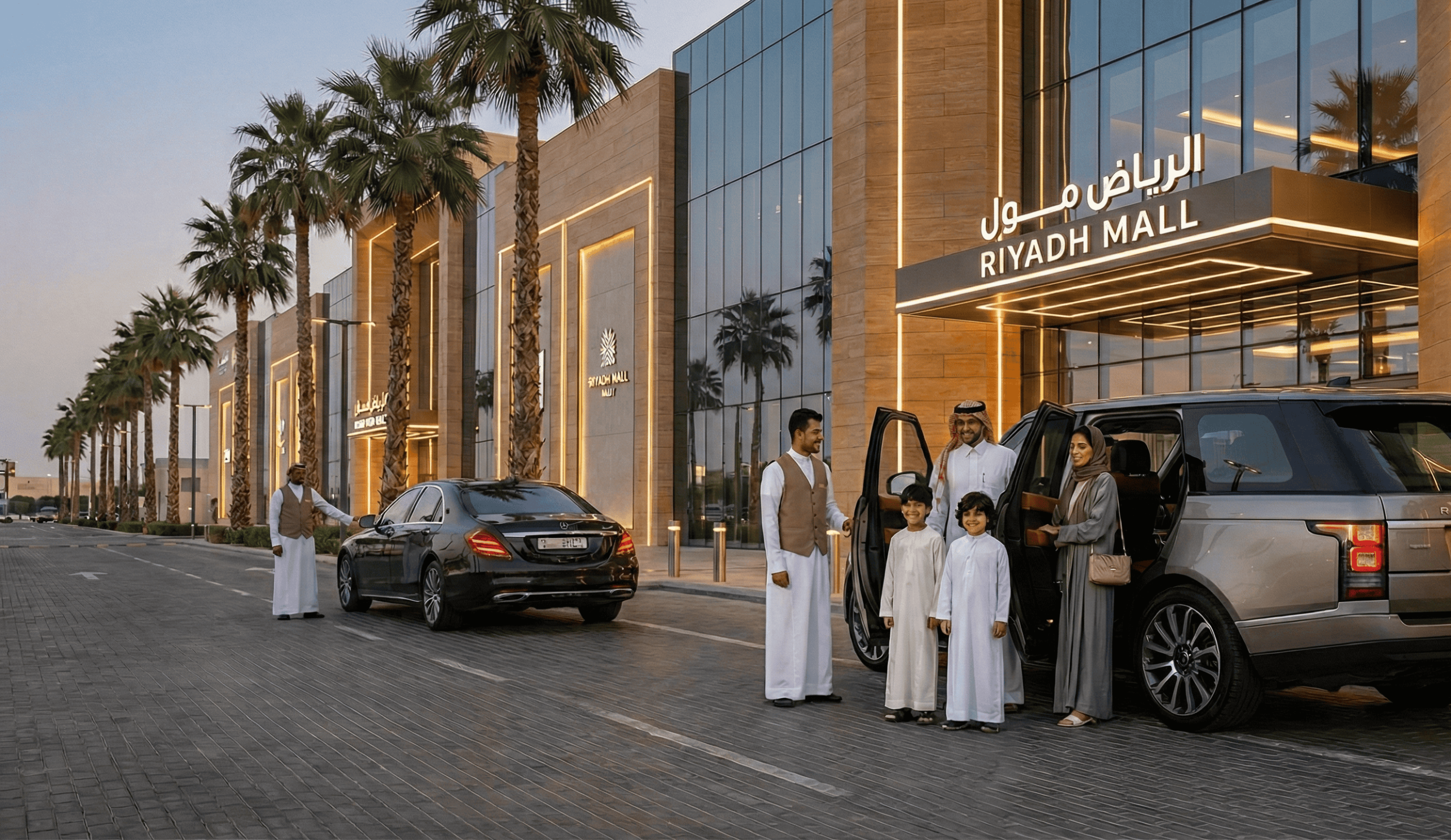 فاليت سيارات للمجمعات التجارية