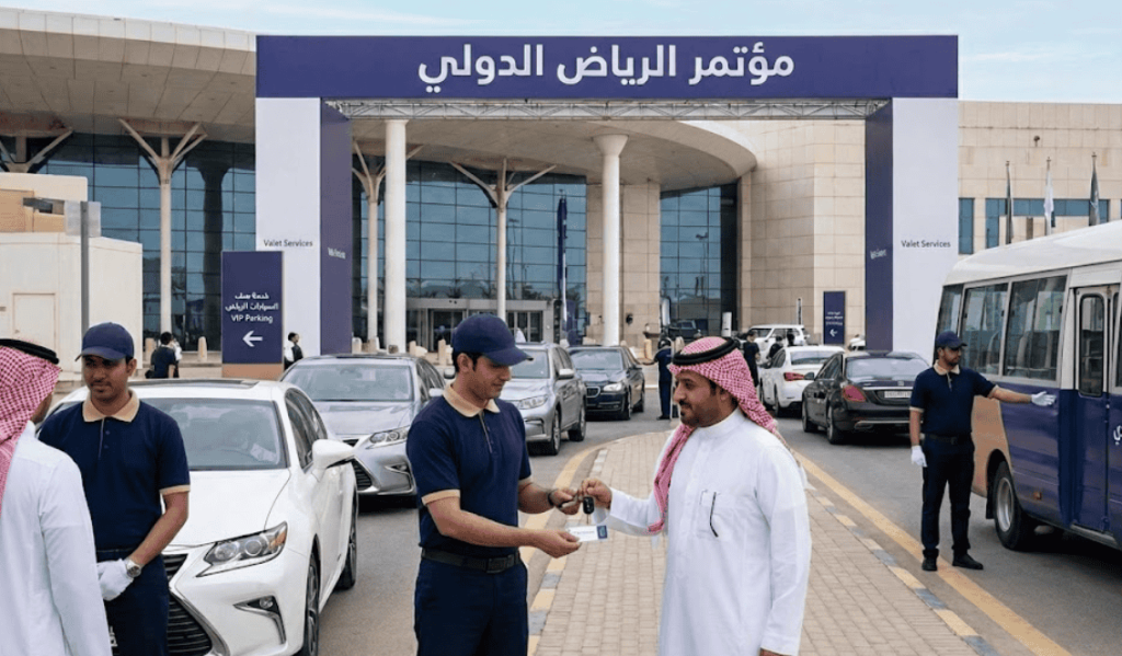 خدمة صف السيارات الرياض للمعارض