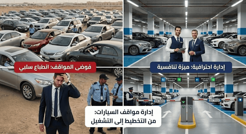 إدارة مواقف السيارات من التخطيط للتنفيذ