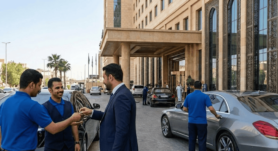 صف سيارات مع شركة vps